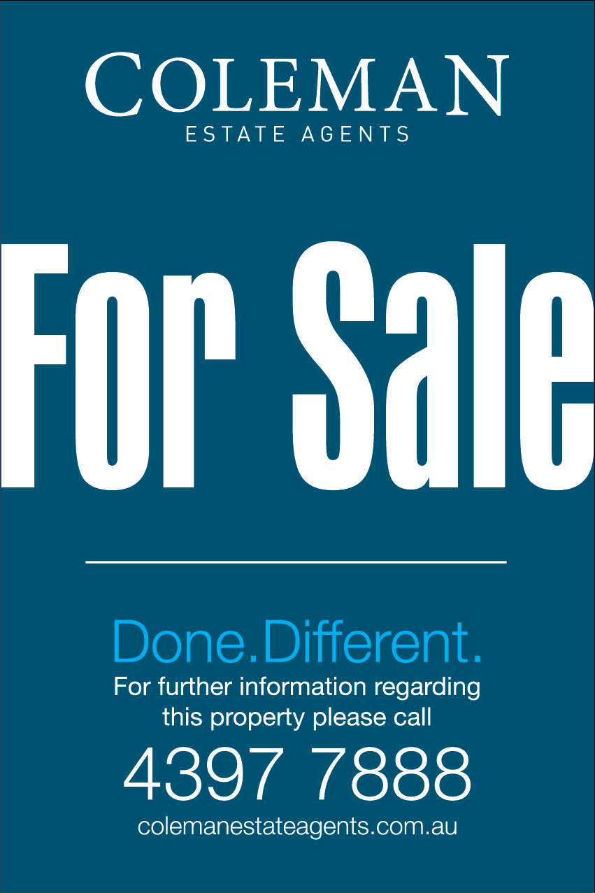 Signage Design by dotnot for Coleman Estate Agents | Design #4631468