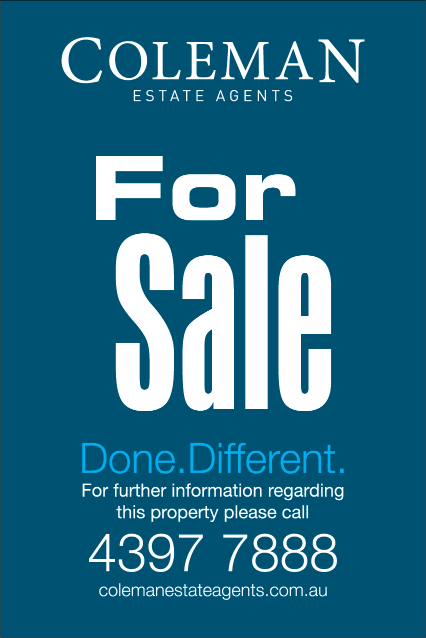 Signage Design for Coleman Estate Agents by dotnot Design 4631472