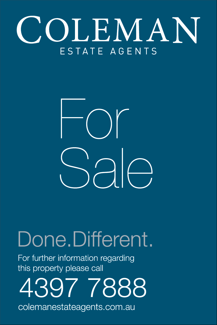 Signage Design by dotnot for Coleman Estate Agents | Design #4646092