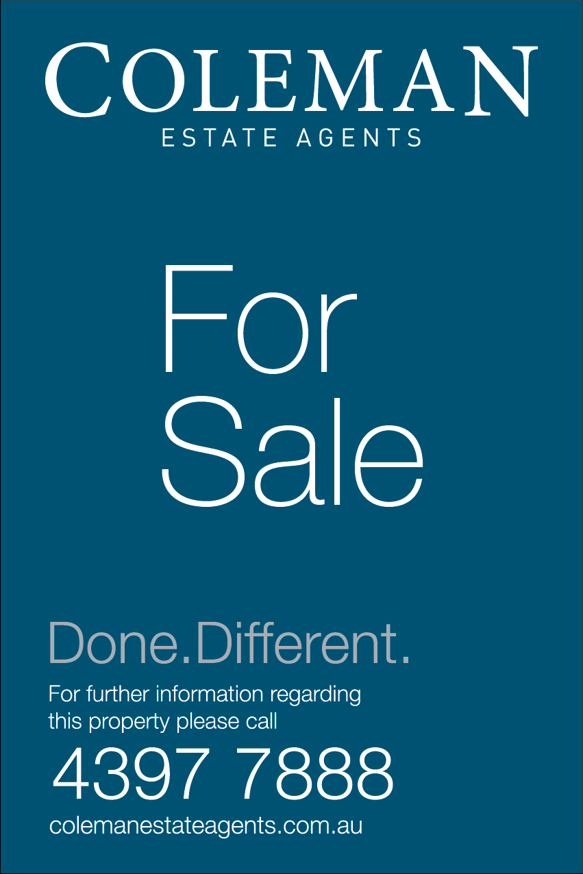 Signage Design by dotnot for Coleman Estate Agents | Design #4646095