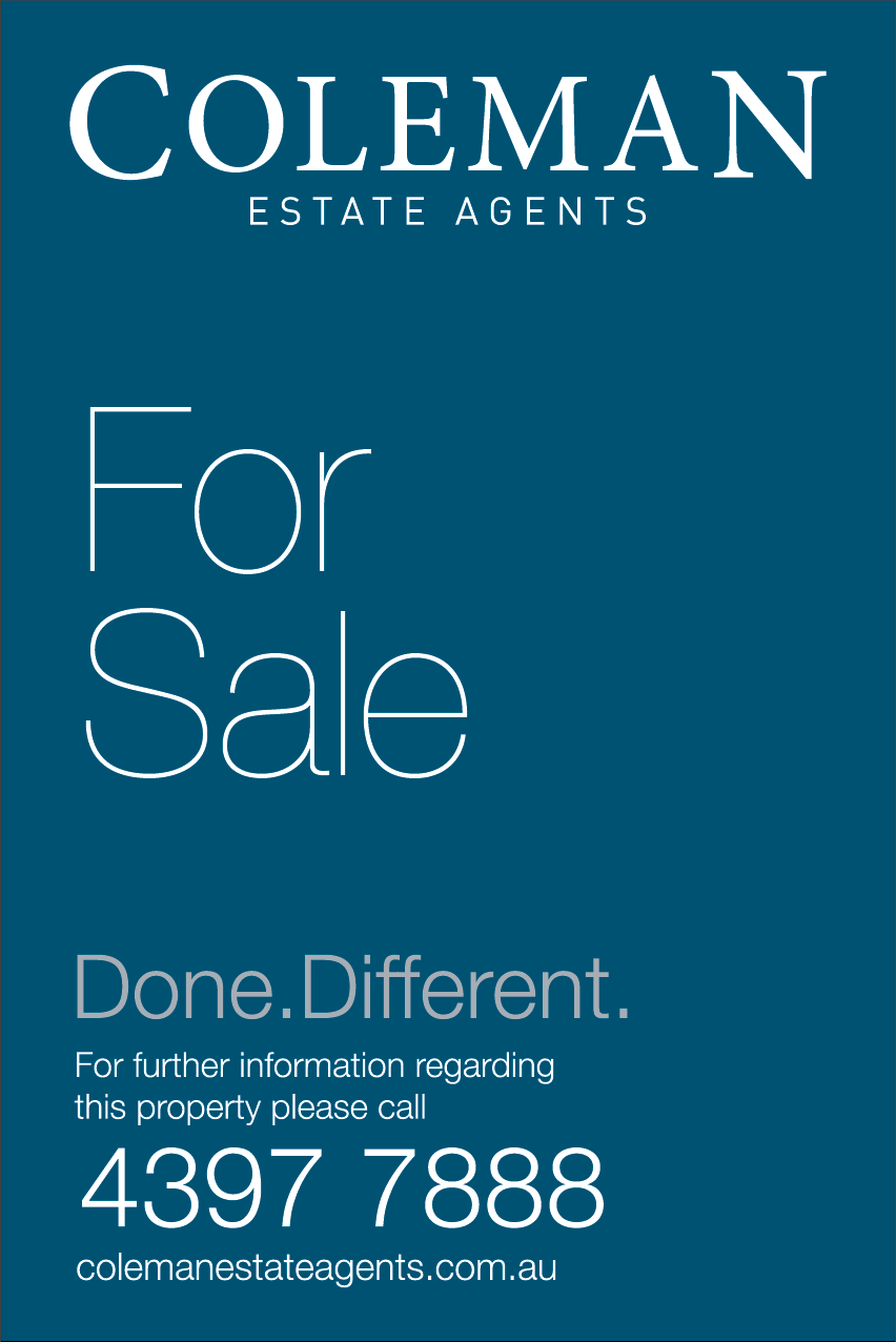 Signage Design by dotnot for Coleman Estate Agents | Design #4646098