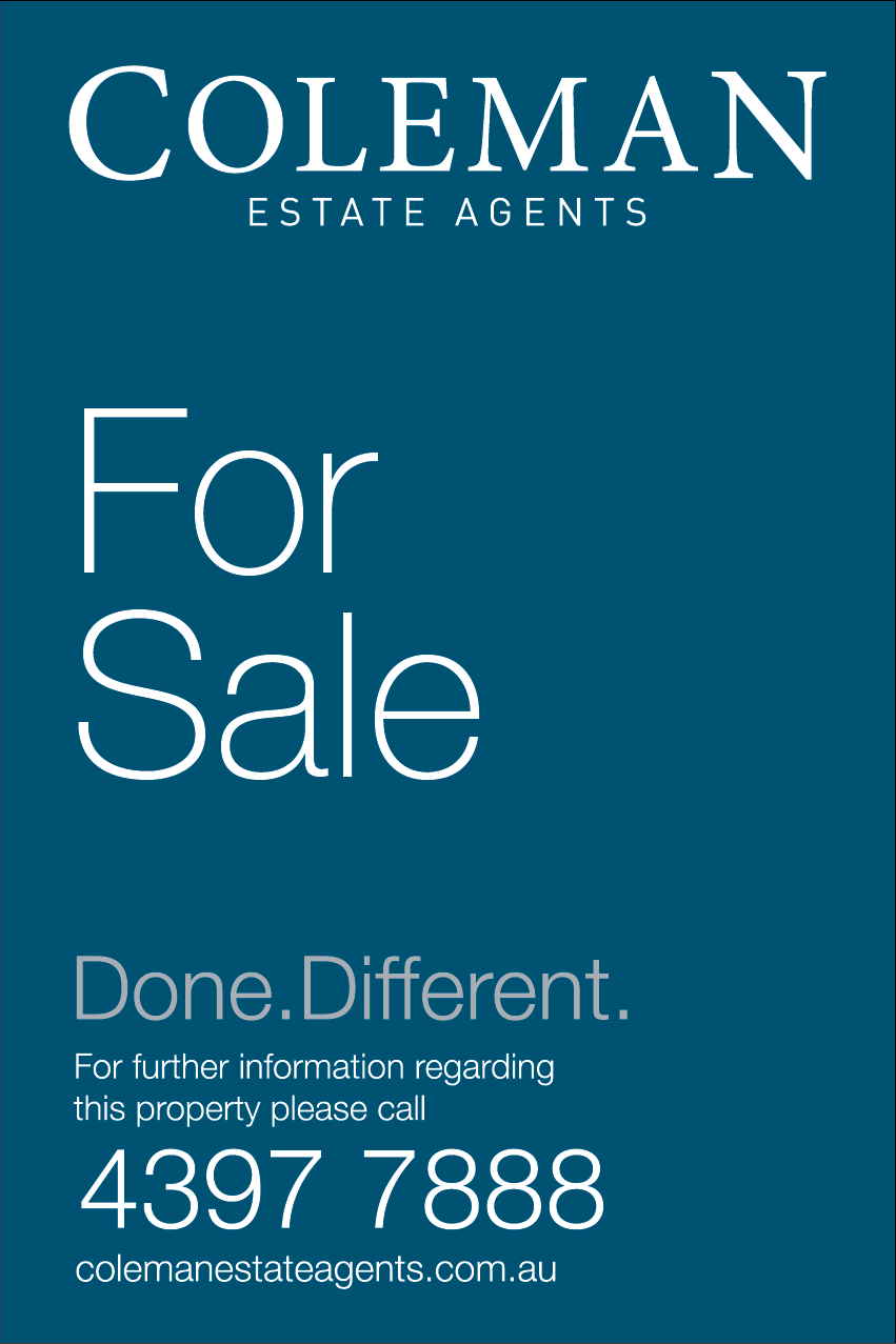 Signage Design by dotnot for Coleman Estate Agents | Design #4646100