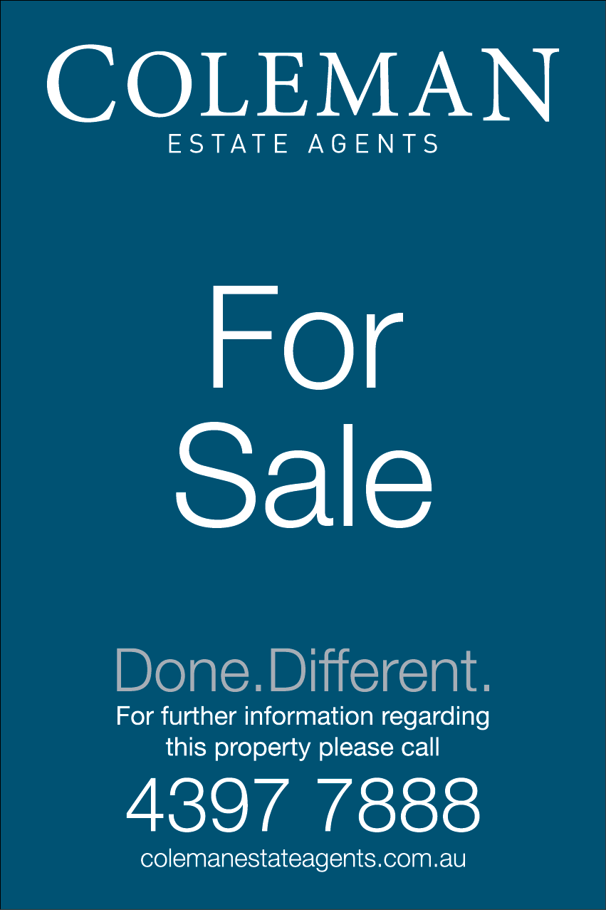 Signage Design by dotnot for Coleman Estate Agents | Design #4646103