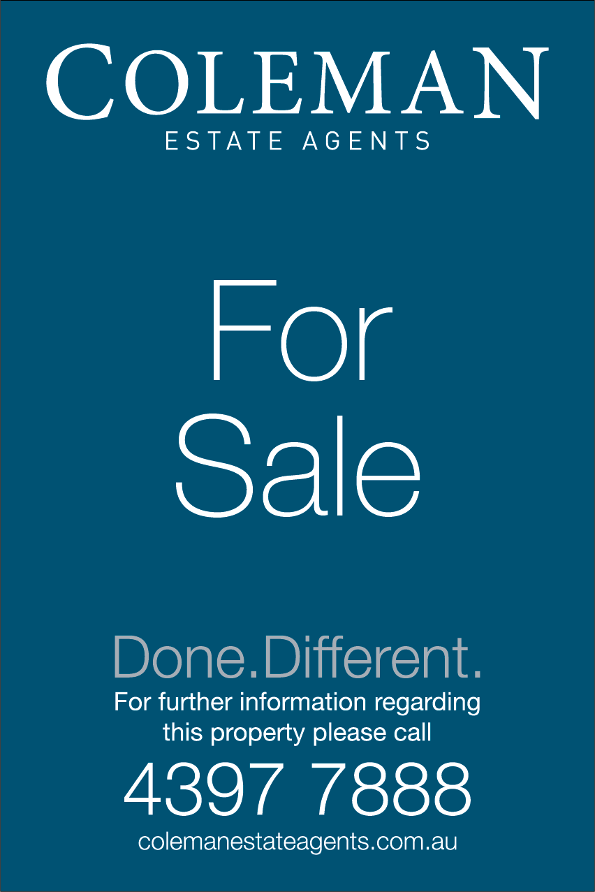 Signage Design by dotnot for Coleman Estate Agents | Design #4646106