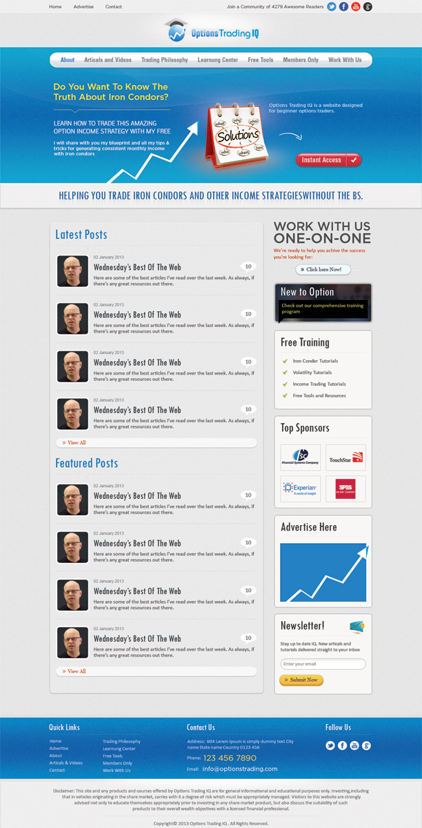 Web-Design von Mayank Patel für dieses Projekt | Design #1325258