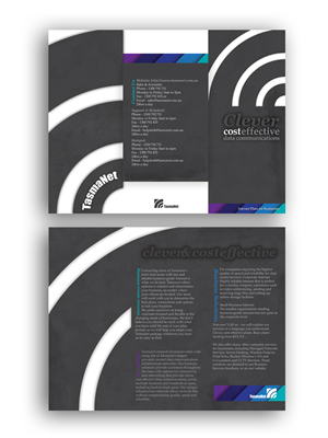 Broschüren-Design von Jeremiah Torrez für TasmaNet | Design: #234599