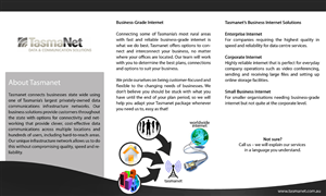 Brochure Design by dimsGraphics for TasmaNet | Design: #233879