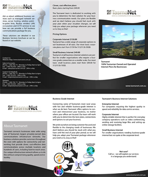 Brochure Design by dimsGraphics for TasmaNet | Design: #233888
