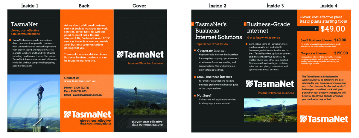 Brochure Design by JJamesDesign for TasmaNet | Design #244263