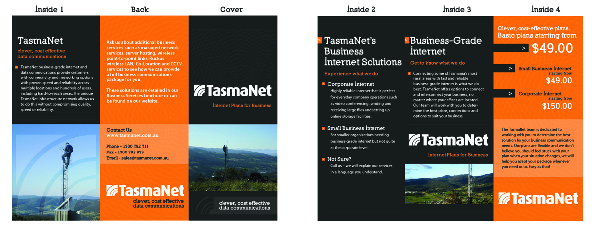 Brochure Design by JJamesDesign for TasmaNet | Design #245711