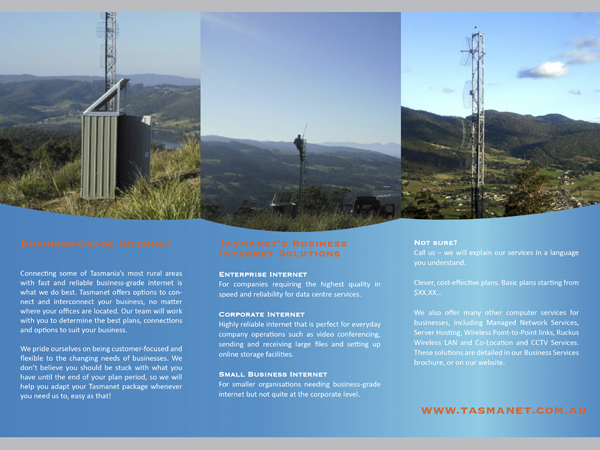 Diseño de Brochure por nathalien para TasmaNet | Diseño #234199