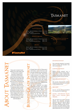 Broschüren-Design von Smitha Abraham für TasmaNet | Design: #221444