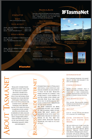 Brochure Design by Smitha Abraham for TasmaNet | Design: #223874