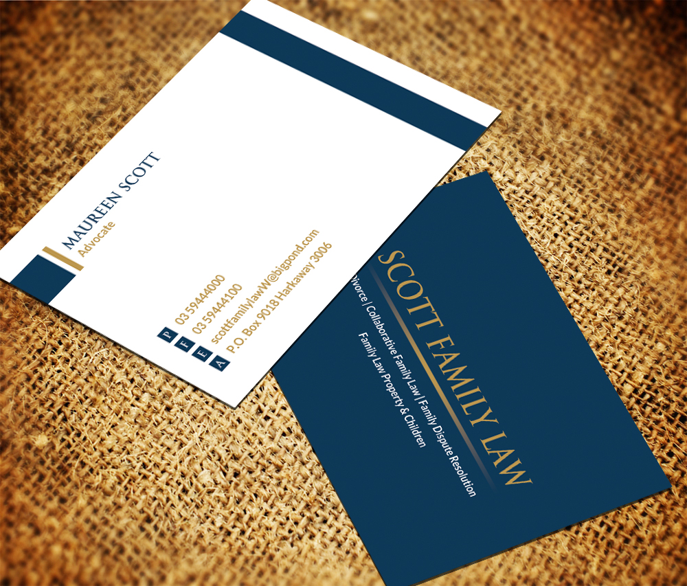 Business Card Design by Sarah Haroon for this project | Design #4630543