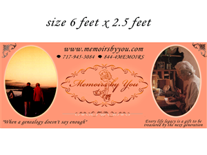Banner Ad Design by sdeb for Memoirs by You | Design: #4636958
