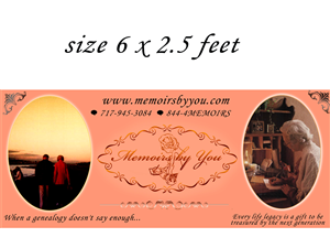 Banner Ad Design by sdeb for Memoirs by You | Design: #4637406