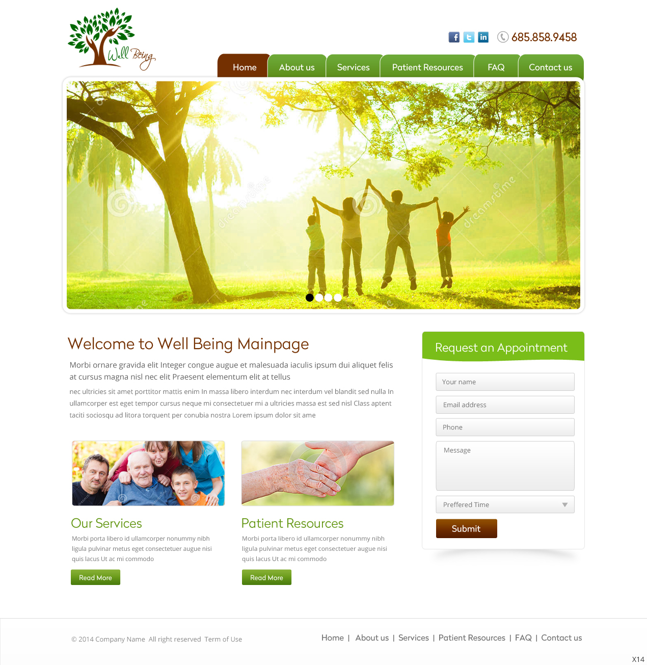 Web Design by pb for this project | Design #4647595