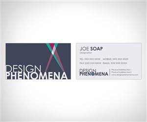 Business Card Design by amy claire thompson