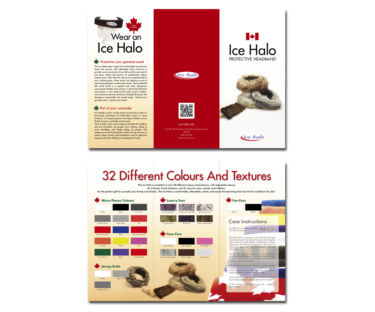 Brochure Design by Chiaki for Ice Halo Ltd. | Design #1325676