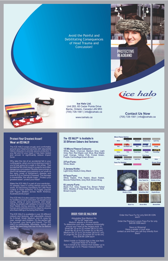 Brochure Design by barinix for Ice Halo Ltd. | Design #1323990