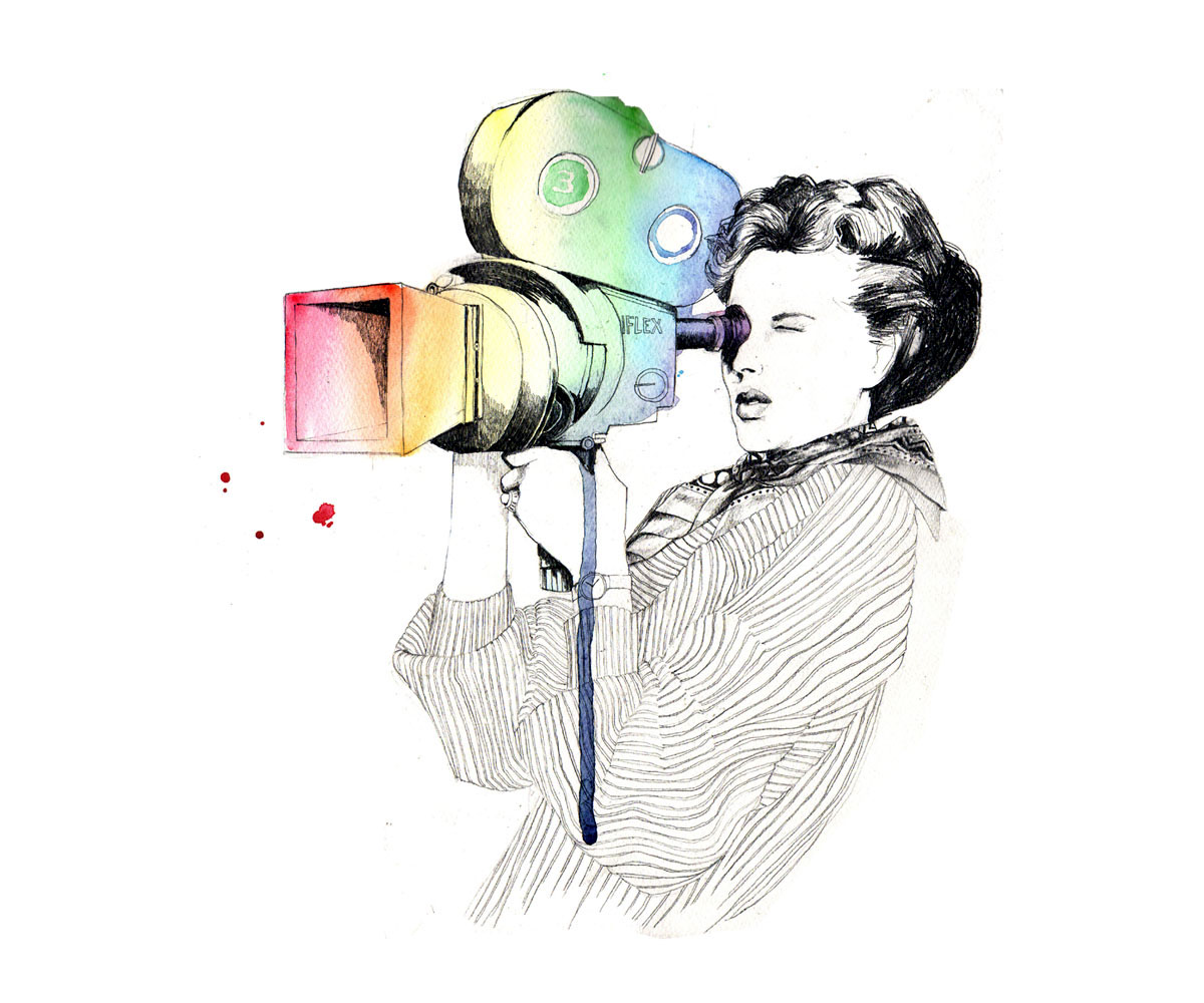 Illustration-Design von x+y= für Out Takes: A Reel Queer Film Festival | Design #1380388