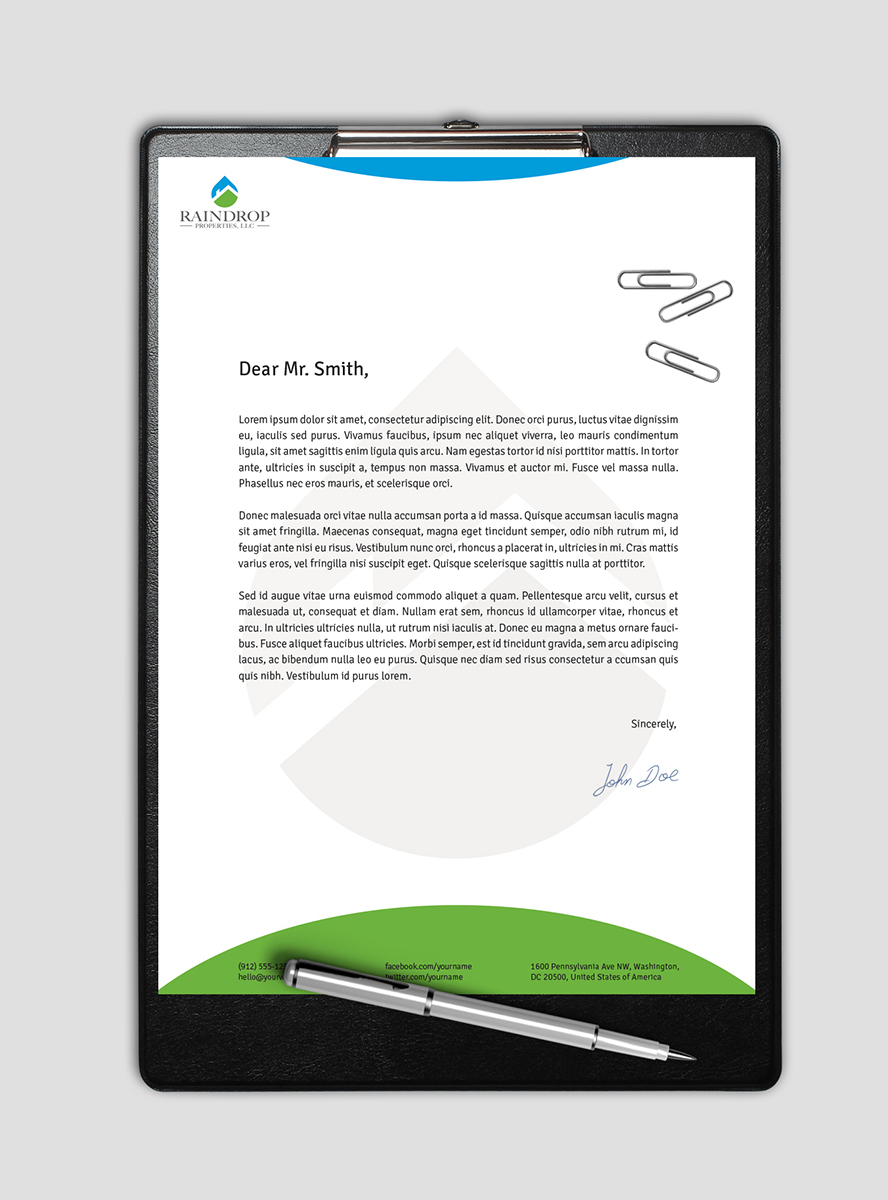 Letterhead Design by Armin Shohrati for this project | Design #4855319