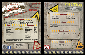 Menü-Design von Eric Lott für Hard To Handle Sub Shop LLC | Design #1336246
