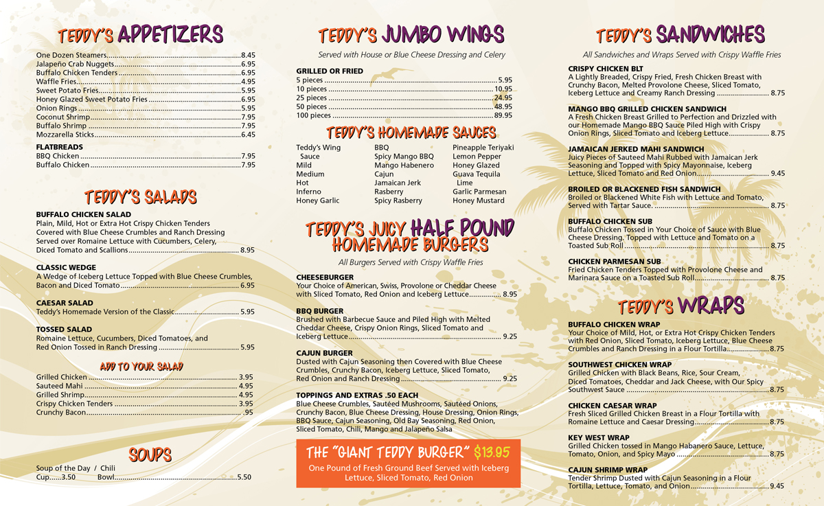 Menu Design by gakdesign for this project | Design #1414392