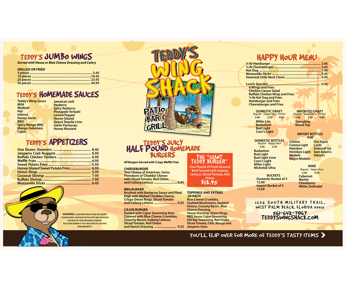 Menu Design by romacruz for this project | Design #1325484