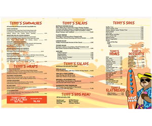 Menu Design by romacruz for this project | Design: #1325489