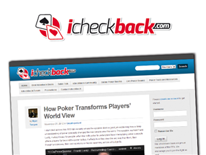 Logo Design by MIM design for ICHECKBACK | Design: #1333617
