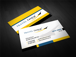 Design de Carte de Visite par diRtY.EMM pour TRAVEL CENTRAL | Design : #1316531
