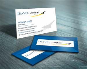 Design de Carte de Visite par HYPdesign pour TRAVEL CENTRAL | Design : #1318251