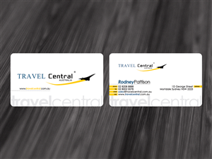 Design de Carte de Visite par jAY!.... pour TRAVEL CENTRAL | Design : #1320754