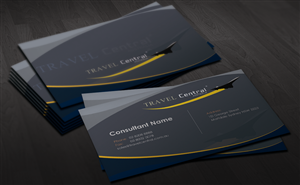 Design de Carte de Visite par GraphicSolver pour TRAVEL CENTRAL | Design : #1339829