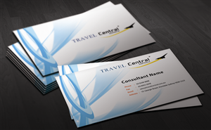 Design de Carte de Visite par GraphicSolver pour TRAVEL CENTRAL | Design : #1339835