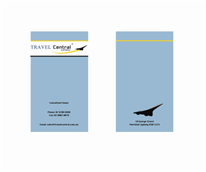Visitenkarten-Design von Elements of Design für TRAVEL CENTRAL | Design #1355842