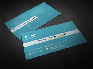 Design de Carte de Visite par OWPictures pour TRAVEL CENTRAL | Design : #1321390