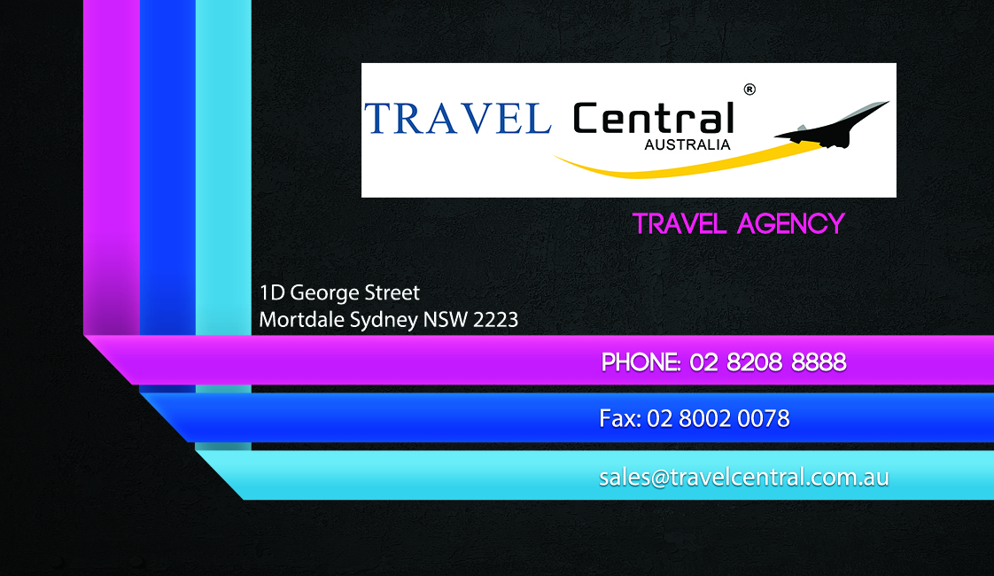 Business Card Design by Radu Mitroi for TRAVEL CENTRAL | Design #1336506