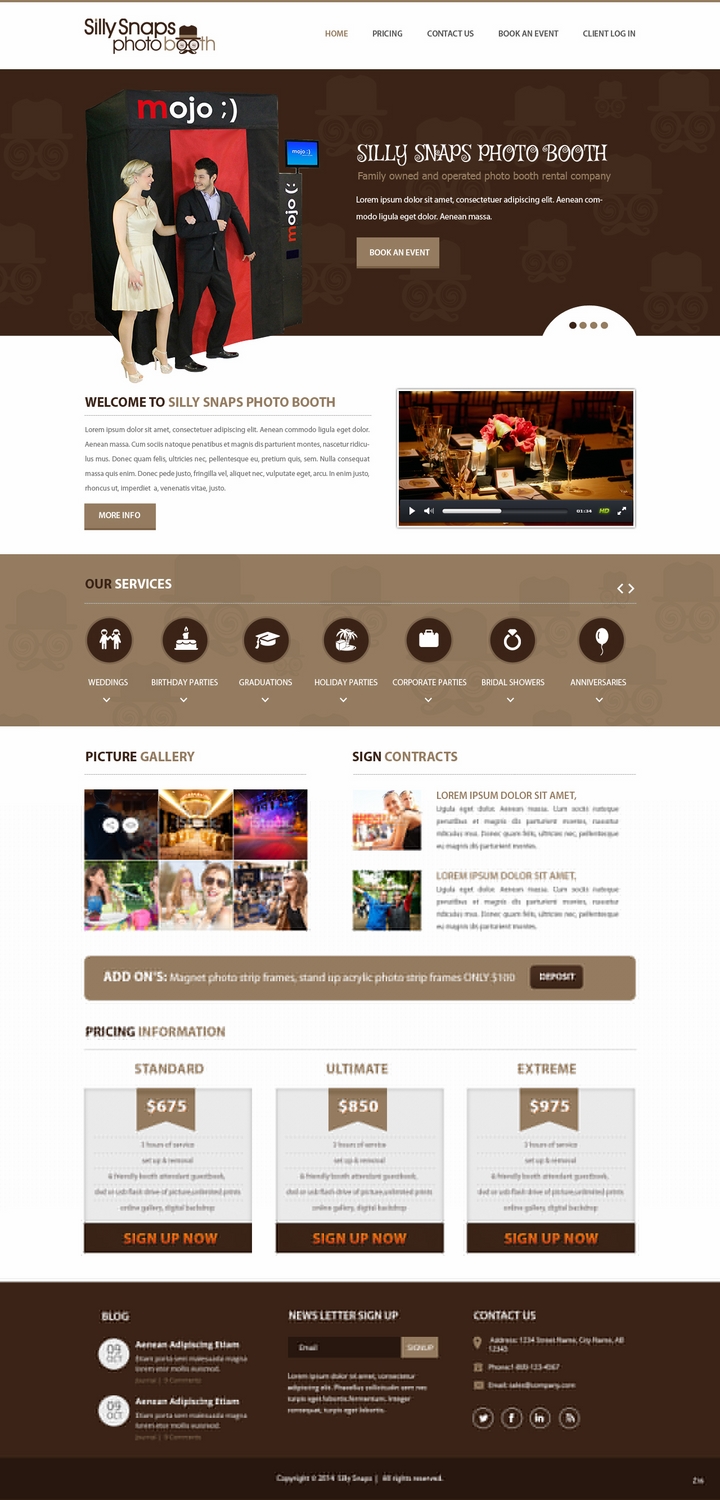 Web Design by pb for this project | Design #4716428