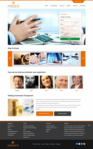Web Design by pb for pebrand | Design: #4663393