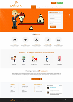 Web Design by pb for pebrand | Design: #4700673