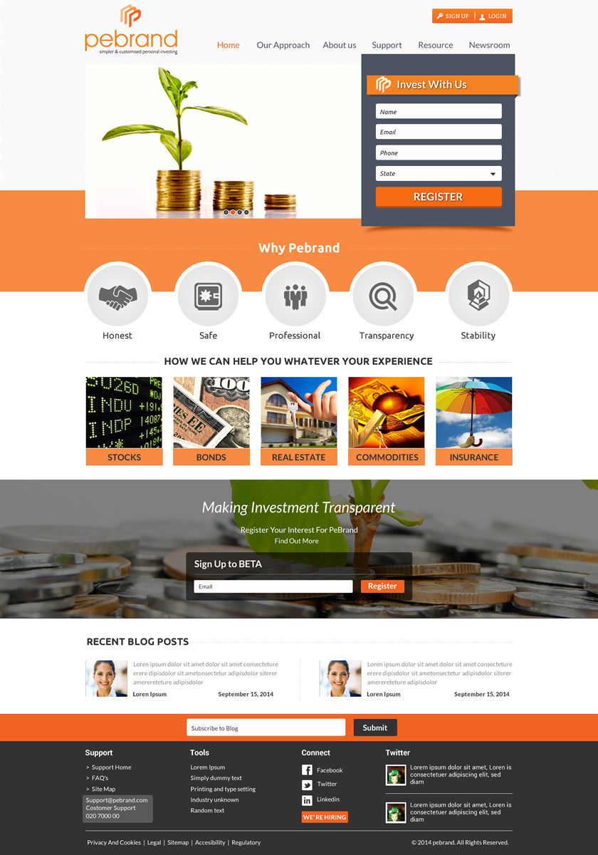 Web Design by Sbss for pebrand | Design #4655314