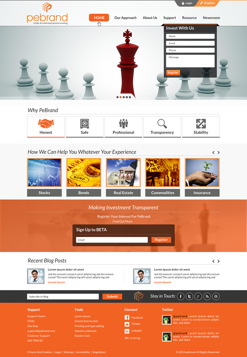 Diseño Web por Sbss para pebrand | Diseño #4655332