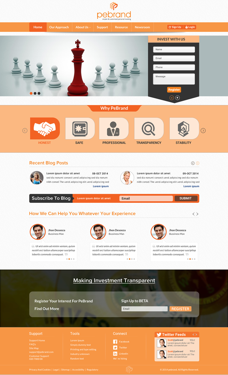 Diseño Web por Sbss para pebrand | Diseño #4655341