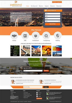 Web Design by Sbss for pebrand | Design: #4655347