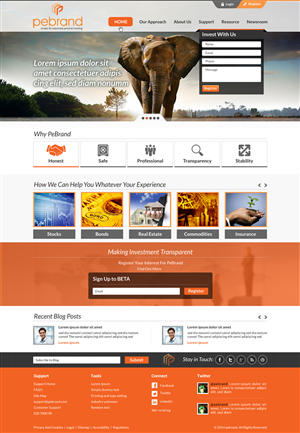 Web Design by Sbss for pebrand | Design: #4655350