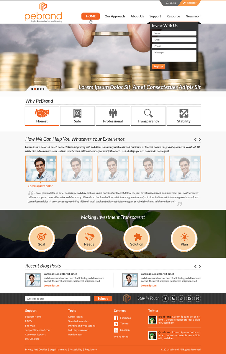 Diseño Web por Sbss para pebrand | Diseño #4655353