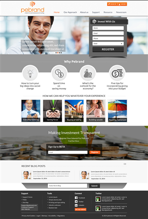 Web Design by Sbss for pebrand | Design: #4662605