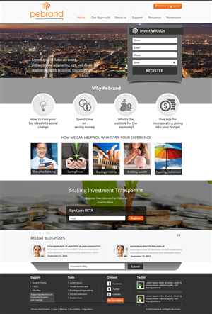 Web Design by Sbss for pebrand | Design: #4662611